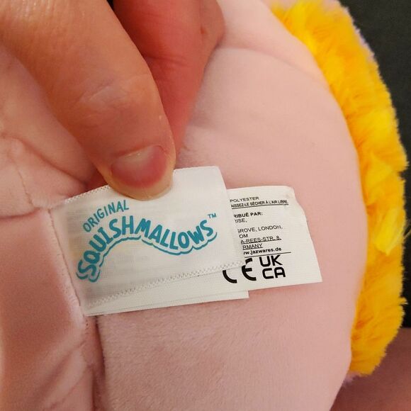 NWT Bop 8" Bunny Fuzzy Rainbow Belly - Picture 6 of 7